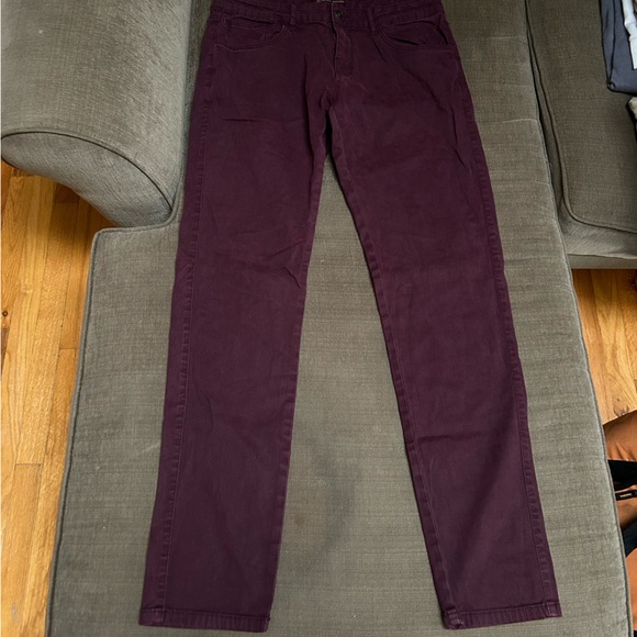 Zara Man Burgundy Red Pants - Picture 5 of 5